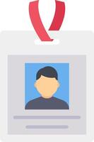A badge with a person's face on it vector