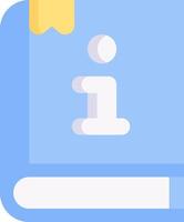 A book icon with a yellow ribbon and a book vector