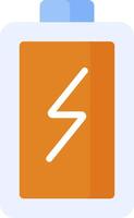 A battery icon with the letter s vector