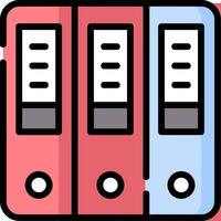 File folder icon vector