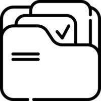 File folder icon illustration vector
