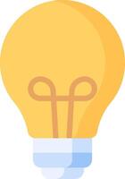 A light bulb with a ribbon on it vector
