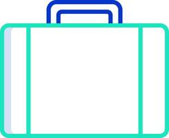 A suitcase icon on a white background vector