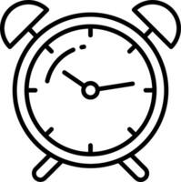 Alarm clock icon illustration vector