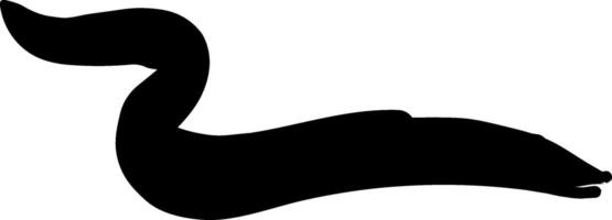 A black silhouette of a whale on a white background vector