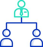 A person is standing on top of a group of people vector