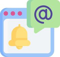 Email notification icon vector
