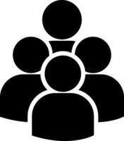 A group of people in a circle with one person in the middle vector