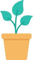 Plant in a pot clipart vector