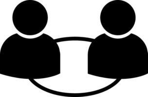 Two people are holding hands in a circle vector
