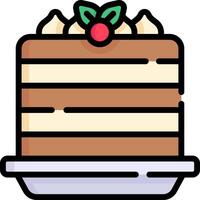 Cake icon illustration vector