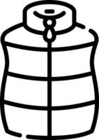A black and white drawing of a container vector