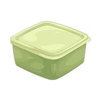 Illustration of food container vector