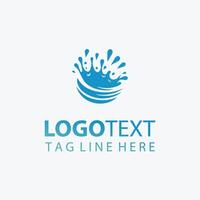 Liquid Glide splash logo vector
