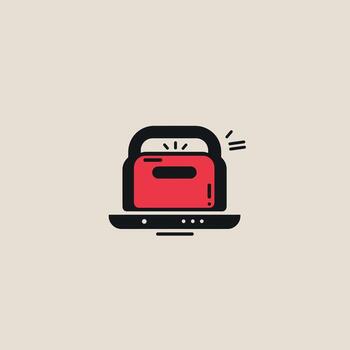 peso diseño en plano estilo en un digital dispositivo vector