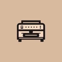 Coffee machine on a neutral background vector