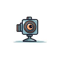 Vintage camera captures moments in an artistic way during a bright sunny afternoon vector