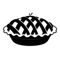 Delicious homemade apple pie with a lattice crust ready for serving at a family gathering vector