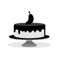 Delicious dessert with a unique topping and elegant presentation at a festive gathering vector