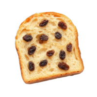 Collection of . A Slice of Raisin Bread, isolated on a transparency background. png