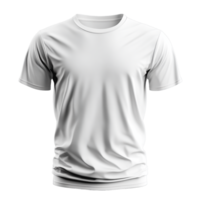 White T-Shirt with Transparent Background for Web and Print Use png