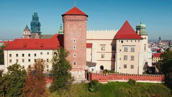 Wawel royal Castle in Krakow, Poland video