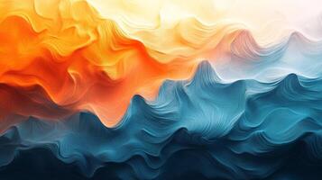 A colorful abstract wave pattern photo