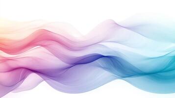 Colorful abstract background with waves photo