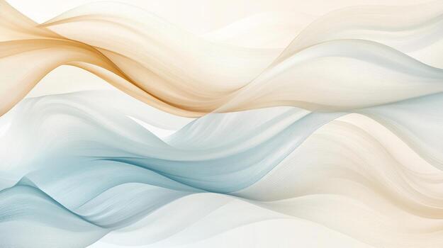 Abstract background with waves of different colors photo