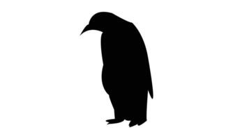 Penguin Bird Silhouette Design vector