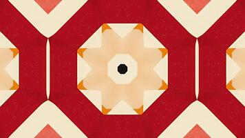 A symmetrical abstract design with a dark background and colorful shapes. video