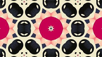 A vibrant geometric pattern featuring bold shapes and colors, ideal for graphic design. video
