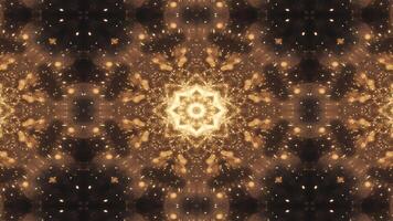 Abstract design featuring radiant golden light patterns creating a starburst effect. video