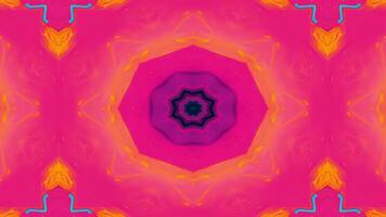 A vibrant kaleidoscopic design featuring swirling colors and symmetrical patterns. video