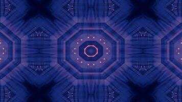 A symmetrical, abstract design with soft colors creating a kaleidoscopic effect. video