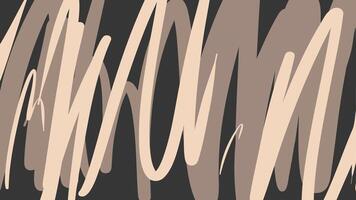A black and beige background with a line of black and white strokes vector
