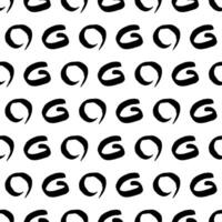 Seamless pattern with sketch circles shape vector