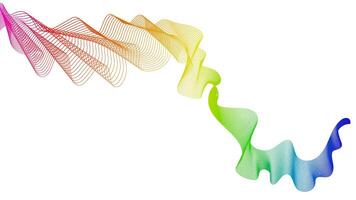 Abstract backdrop with wave gradient lines vector