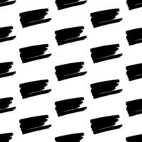 Seamless pattern with black marker scribbles vector