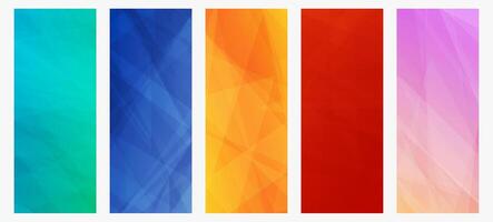 Modern colorful gradient background with lines vector