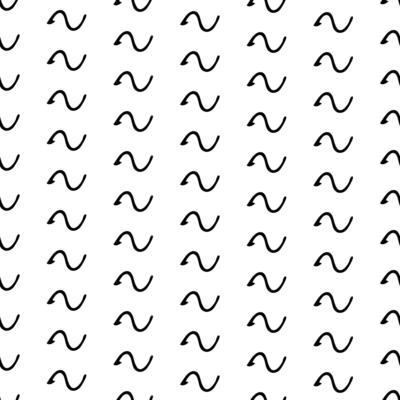 Seamless pattern with sketch squiggle