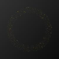 Abstract gold glowing halftone dotted background vector