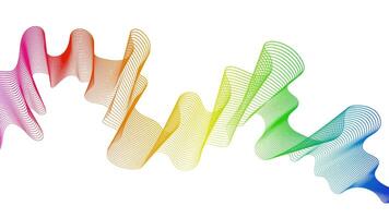Abstract backdrop with wave gradient lines vector