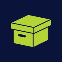 Box trendy artwork glorious abstract illustration colorful applicative design vector