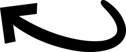 Thick, hand drawn arrows curve gracefully, creating a dynamic visual path that conveys movement and direction, serving as a bold symbol of navigation and communication vector