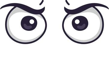 Cartoon eyes showcasing confusion and curiosity, featuring raised eyebrows and wide pupils, expressing a delightful mix of wonder and questioning in a playful manner vector