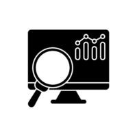 monitoring concept line icon. Simple element illustration. monitoring concept outline symbol design. vector