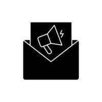 email marketing concept line icon. Simple element illustration. email marketing concept outline symbol design. vector