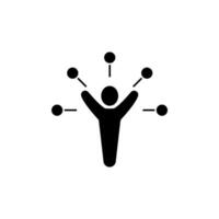 multitasking concept line icon. Simple element illustration. multitasking concept outline symbol design. vector