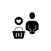 customer concept line icon. Simple element illustration. customer concept outline symbol design. vector